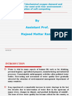 Determination of Biochemical Oxygen Demand