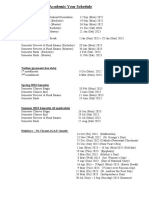 GAU 2022 2023 Academic Calendar