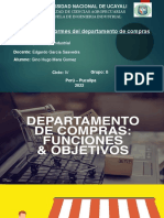 Registro e Informes Del Departamento de Compras