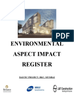 Aspect Impact Register - DAICEC