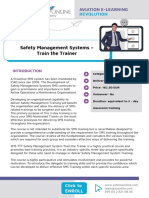 Training Alert SOL Safety Management Systems - Train The Trainer-2