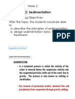 Lecture Notes - Sedimentation Tank