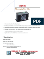 Microstepping Motor Driver: I Specifications