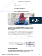 5 Data Analytics Projects For Beginners - Coursera