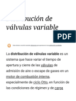 Distribución de Válvulas Variable - Wikipedia, La Enciclopedia Libre