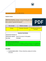 Summative Assessment MYP 4 Criterion D