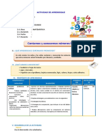 D2 A1 SESION MAT. Contamos y Conocemos Números Hasta 100