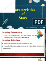 Characteristics of Stars