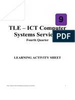 Tle Grade 9 - Icts CSS - Las - 4RTH QTR