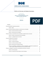 Ley Orgánica 2/2023, de 22 de Marzo, Del Sistema Universitario