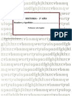 Historia - 3° Año: Nombre y Apellido