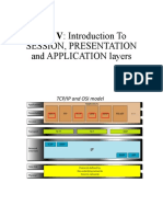 Unit V: Introduction To: Session, Presentation and APPLICATION Layers