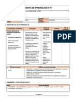 3° Grado - Sesiones Del 27 Al 31 de Marzo