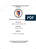 Enfermedades Del Sistema Respiratorio: Pontificia Universidad Católica Madre Y Maestra