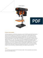 Product Analysis - Sample