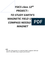 Physic Project For Grade 12 Cbse