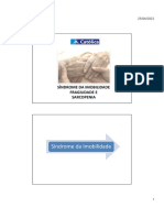 Síndrome Da Imobilidade Fragilidade E Sarcopenia