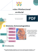 Desorden Miofuncional Orofacial: Evaluación y Trastornos de Habla y Deglución I