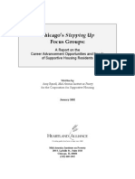 Chicago's Stepping Up Focus Groups: A Report On The Career Advancement Opportunities and Needs of Supportive Housing Residents