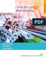 Complete Lines For Technical and Window Profiles