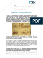 Lectura 01. Historia de La Investigación de Operaciones y Casos de Aplicación