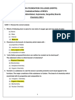 Chemistry 9 (MCQs-Other Boards)