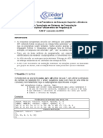 FP AD2 2016-2 Fundamentos de Programação