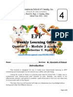 Weekly Learning Guide: Quarter 3 - Module 2