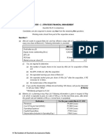 Paper - 2: Strategic Financial Management: Alfa Ltd. Beta LTD