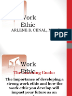 Work Ethic: Arlene B. Cenal, Maed