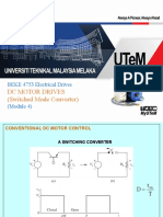 DC Motor Drives (Switched Mode Converter)