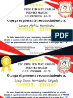 Reconocimientos Segundo Periodo