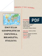 Escuelas Geopoliticas Española, Brasileña, Italiana: Integrantes de Grupo