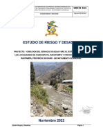 Estudio de Riego y Desastre