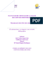 Trabajo de Fin de Grado: Facultad de Ciencias de La Salud Sección de Fisioterapia