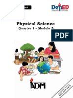 Physical Science Q1 Module 5