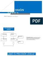 Razonamiento Verbal PPT Semana 1 Precisión Léxica