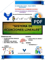 Infografia de Sistema de Ecuaciones Lineales Grupal