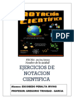 Ejercicios Notacion Cientifica