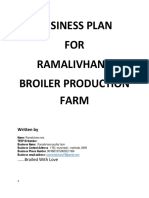 BUSINESS PLAN - Ramalivhana Poultry Farm