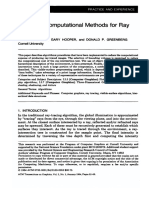 Improved Computational Methods For Ray Tracing