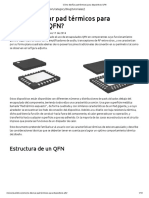 Cómo Diseñar Pad Térmicos para Dispositivos QFN