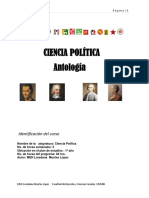 Ciencia Política Antología Didáctica: Identificación Del Curso