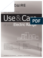 Frigidaire Ffef3018lw Use and Care Manual