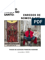 O Direito Virado No Santo - Enredos de Nomos e Axé - HOSHINO, Thiago A. P. 2020