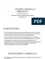 Hipertensión Arterial Y Embarazo: Dr. Cesareo Saldívar Postgrado Hospital General Barrio Obrero Setiembre 2021