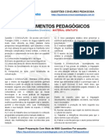 #21 Questões de Provas Ano 2022 Questões Concurso Pedagogia 3