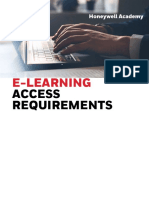 E-Learning: Access Requirements