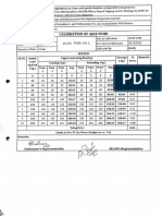 Calibration of Ajax Fiori No 1