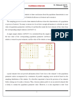 Applied Statistics: Confidence Intervals